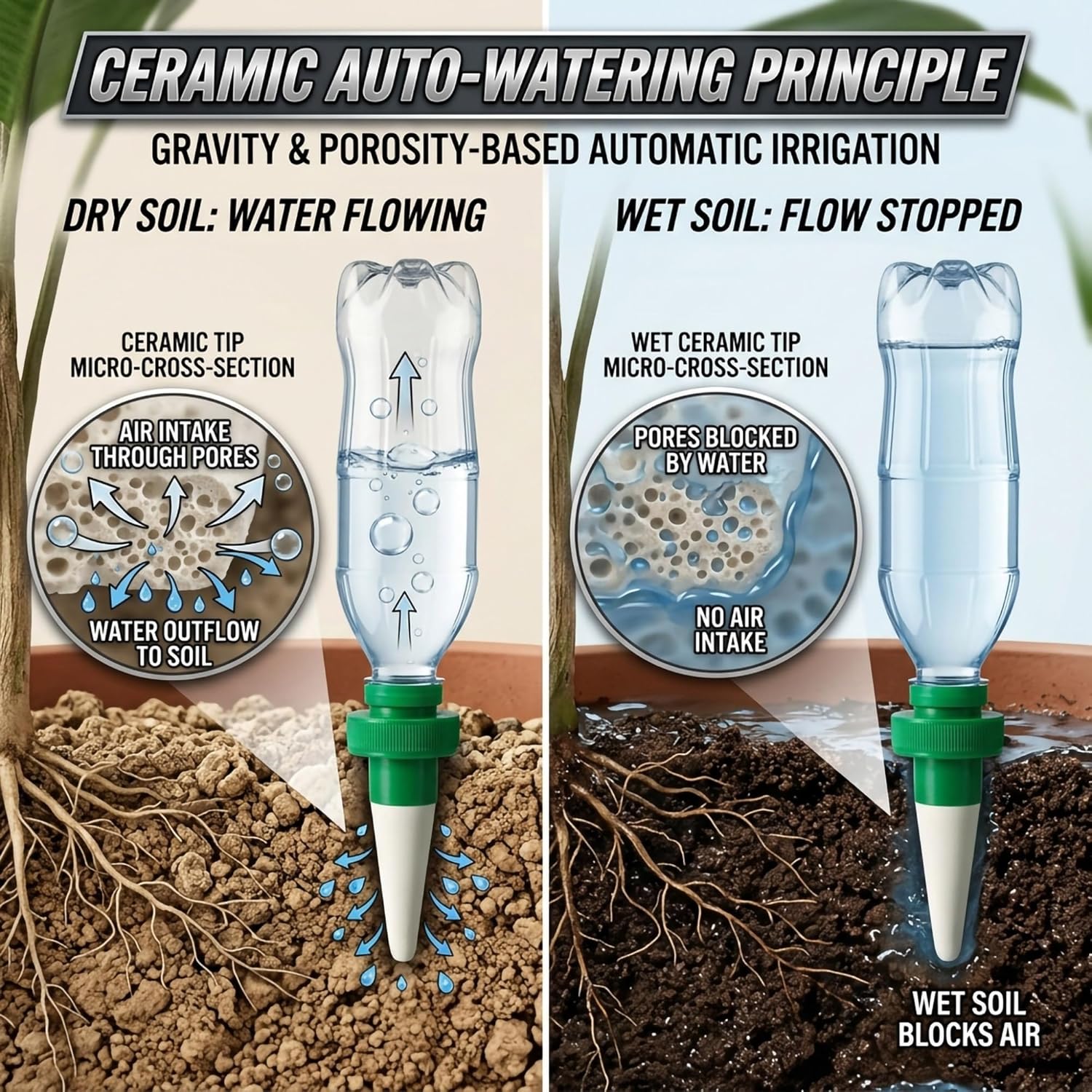 Paku Penyiram Tanaman Terakota - Automatic Plant Waterer ulasan dan harga