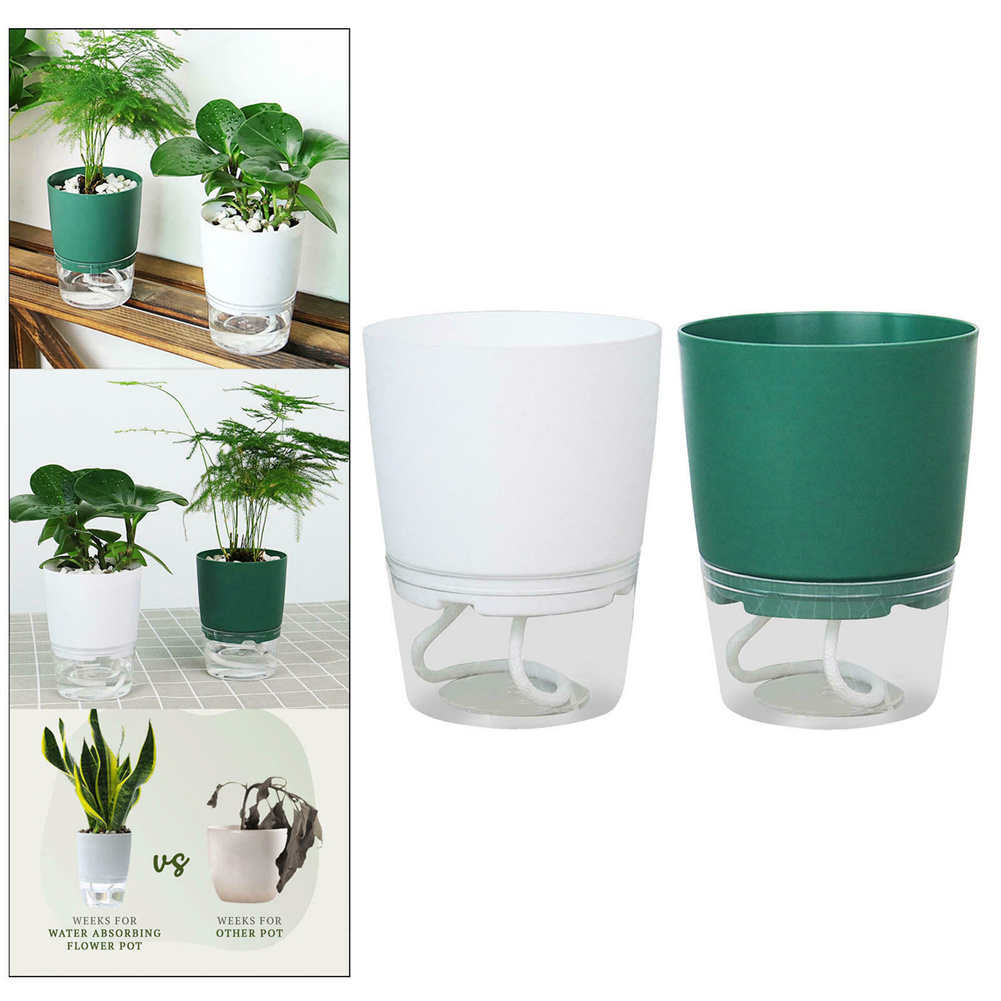 Pot bunga hidroponik malas, Po - Automatic Plant Waterer ulasan dan harga