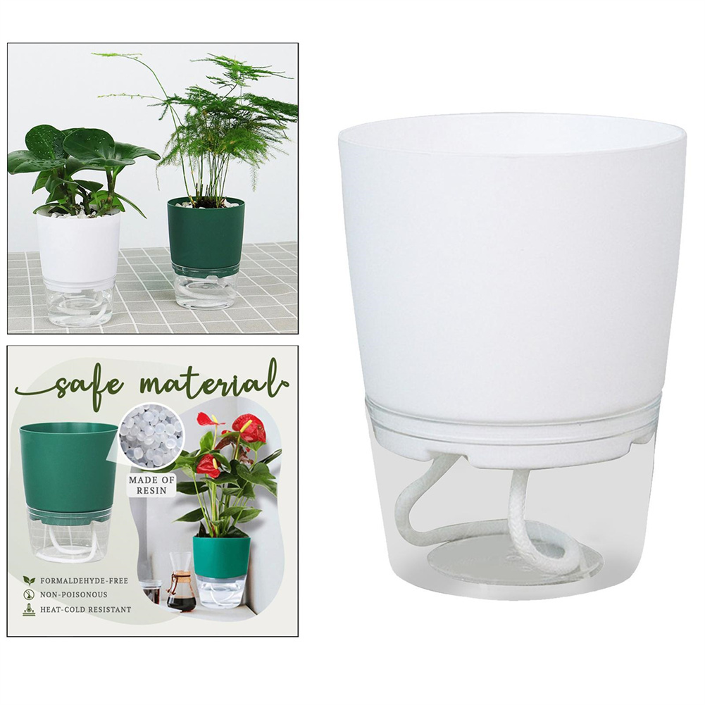 Pot bunga hidroponik malas, Po - Automatic Plant Waterer ulasan dan harga